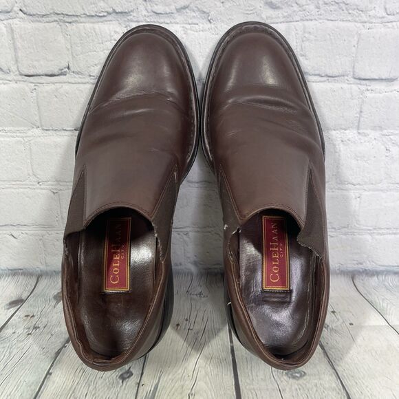 Cole Haan Country City Loafers Men Size 8.5 B Brown Leather Slip On Shoes main image 4